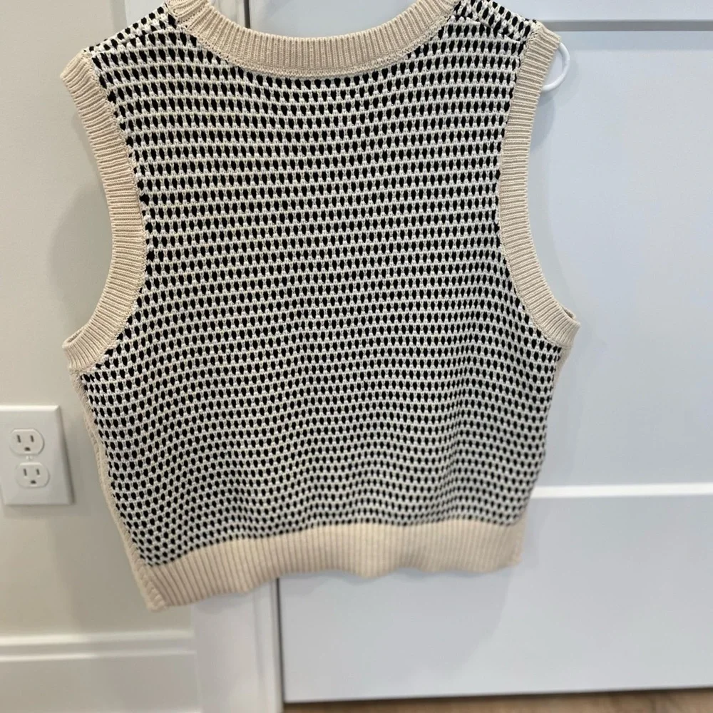 Anthropologie Varley Knowles textured knit vest - Picture 5 of 7